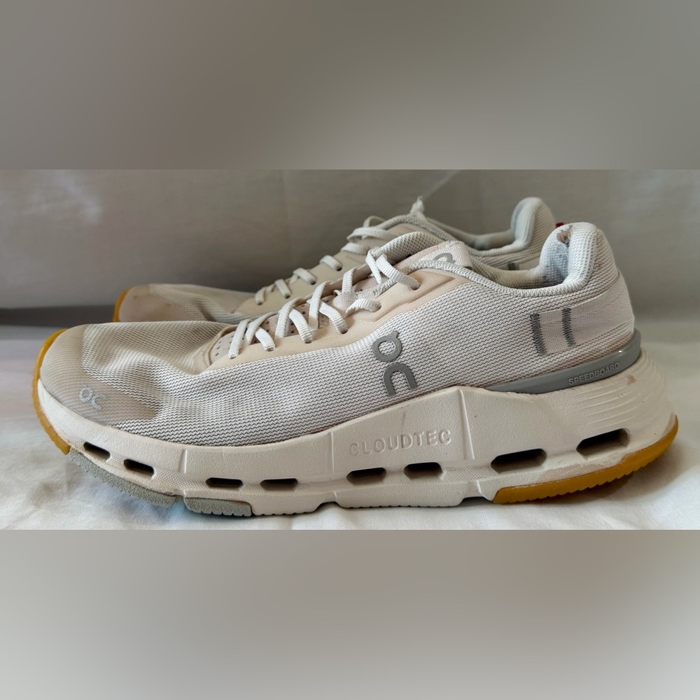 Women's On Cloudnova Form 2, White/Ivory, Sz 6.5 US